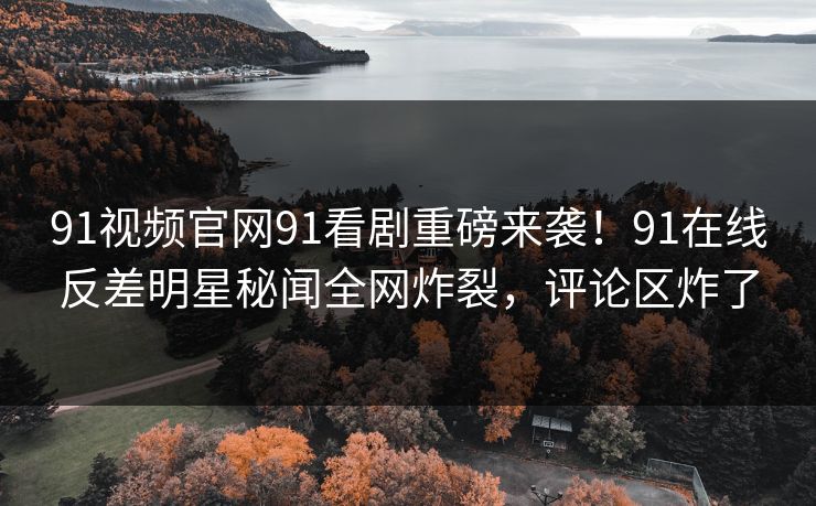 91视频官网91看剧重磅来袭！91在线反差明星秘闻全网炸裂，评论区炸了