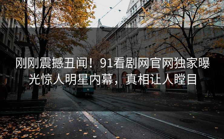 刚刚震撼丑闻！91看剧网官网独家曝光惊人明星内幕，真相让人瞠目